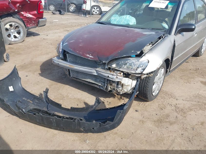 2004 Honda Civic Lx VIN: 1HGES16584L011455 Lot: 39504302