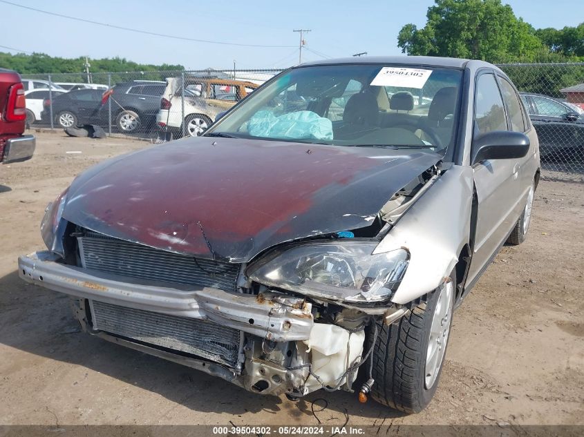 2004 Honda Civic Lx VIN: 1HGES16584L011455 Lot: 39504302