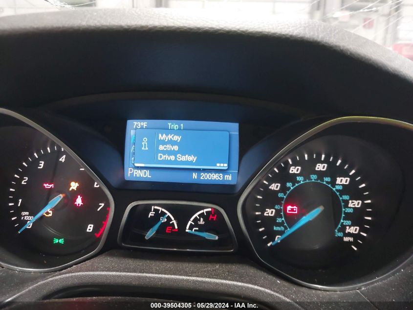 2014 Ford Focus Se VIN: 1FADP3F27EL373460 Lot: 39504305