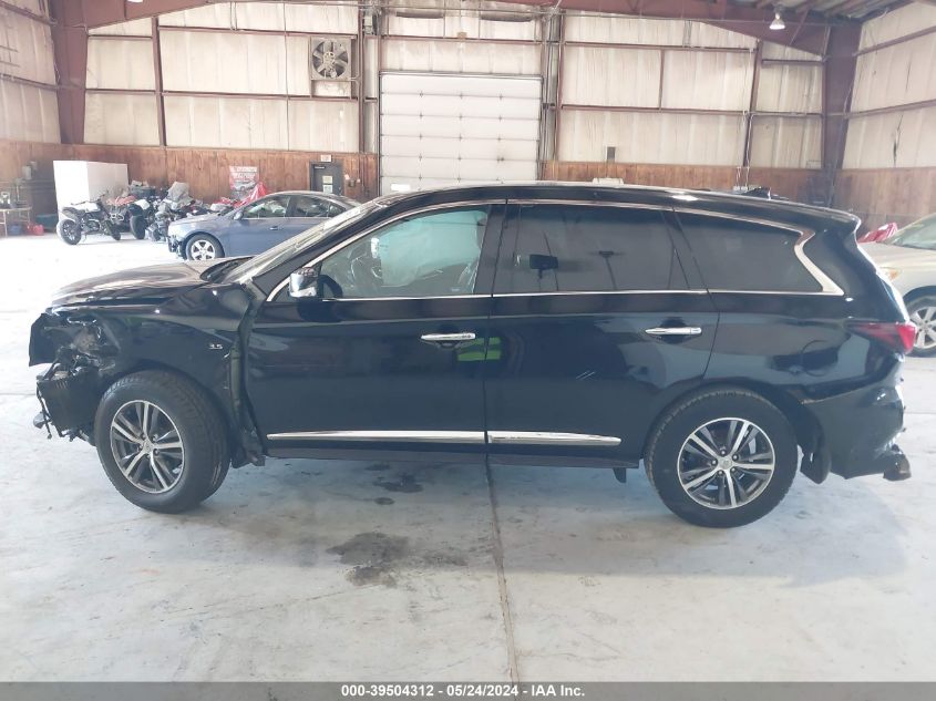 2019 Infiniti Qx60 Pure VIN: 5N1DL0MMXKC508303 Lot: 39504312