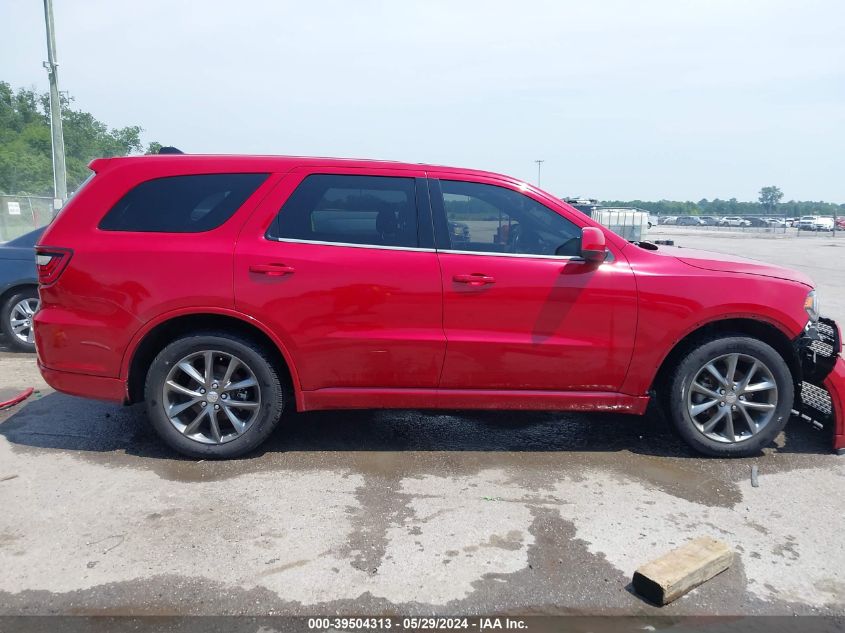 2014 Dodge Durango Sxt VIN: 1C4RDJAG6EC598209 Lot: 39504313