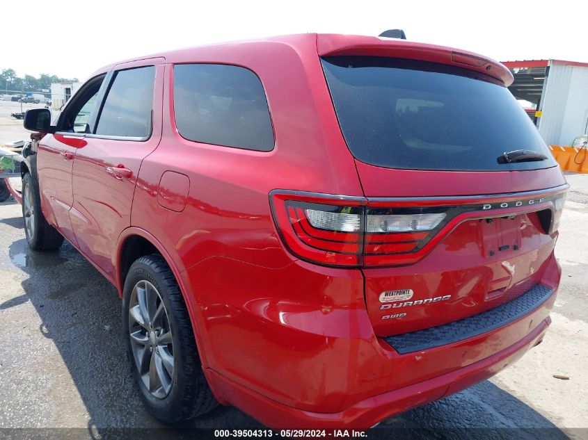 2014 Dodge Durango Sxt VIN: 1C4RDJAG6EC598209 Lot: 39504313