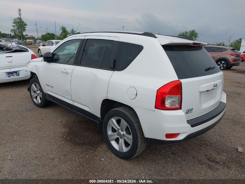 2012 Jeep Compass Sport VIN: 1C4NJCBA3CD657334 Lot: 39504351