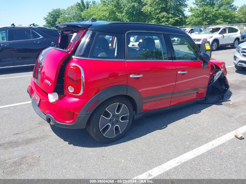 2012 Mini Cooper S Countryman VIN: WMWZC5C52CWL63580 Lot: 39504366