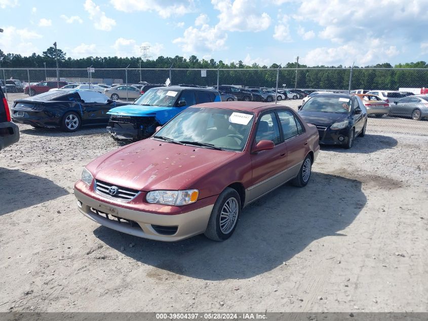 2001 Toyota Corolla Le VIN: 2T1BR12E11C486404 Lot: 39504397