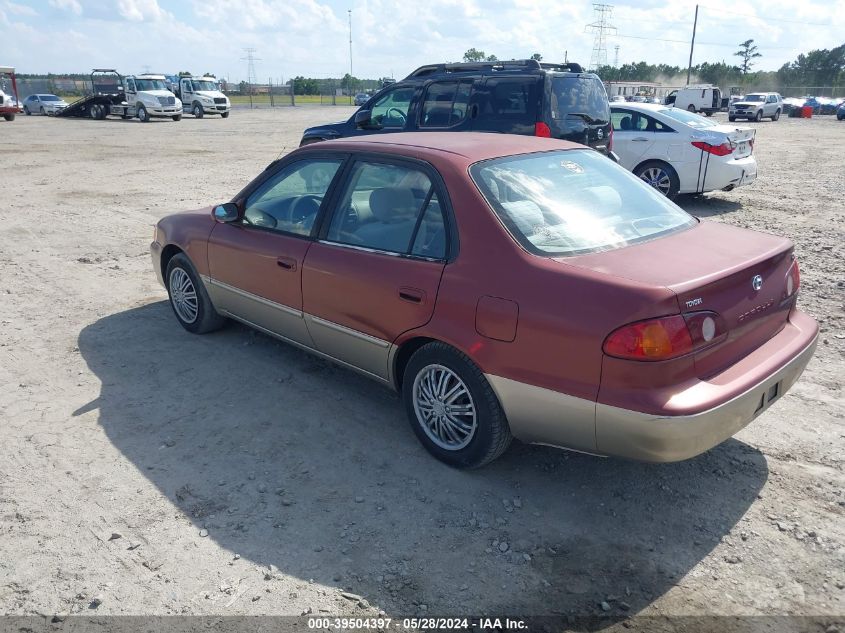 2001 Toyota Corolla Le VIN: 2T1BR12E11C486404 Lot: 39504397