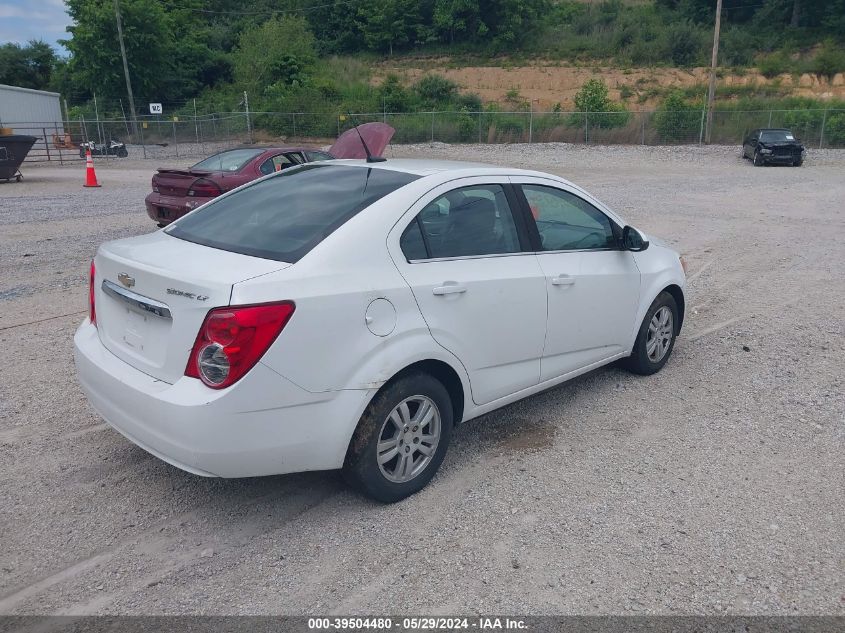 2013 Chevrolet Sonic Lt Auto VIN: 1G1JC5SH2D4189026 Lot: 39504480