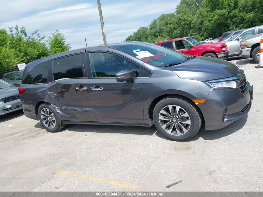 2024 Honda Odyssey Ex-L VIN: 5FNRL6H66RB050930 Lot: 39504481