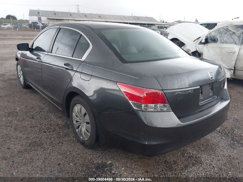 2010 Honda Accord 2.4 Lx VIN: 1HGCP2F33AA072667 Lot: 39504486