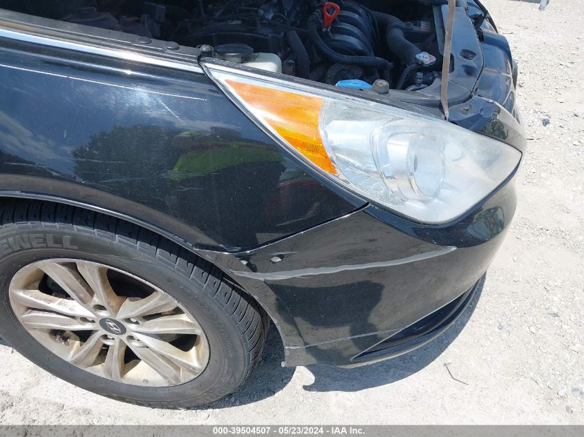 2013 Hyundai Sonata Gls VIN: 5NPEB4ACXDH760347 Lot: 39504507