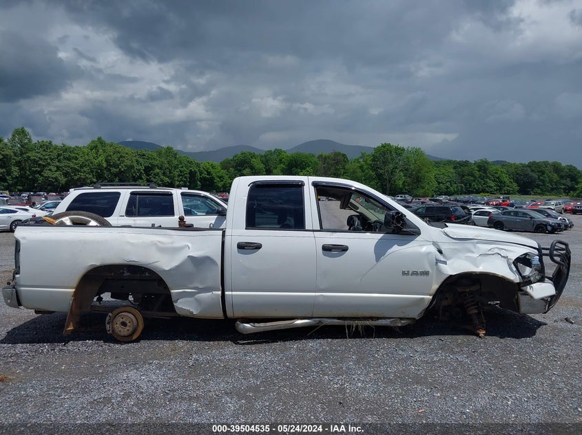 2008 Dodge Ram 1500 Slt VIN: 1D7HU18268S557357 Lot: 39504535