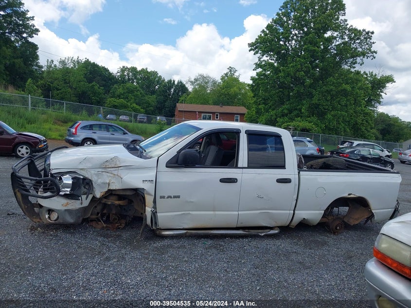 2008 Dodge Ram 1500 Slt VIN: 1D7HU18268S557357 Lot: 39504535
