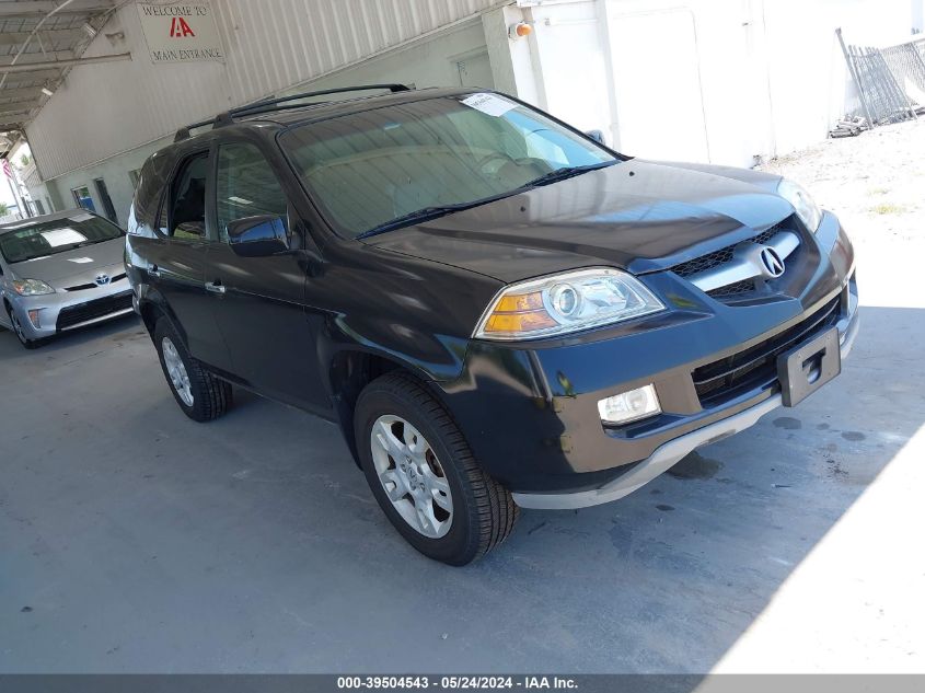 2006 Acura Mdx Touring VIN: 2HNYD188X6H516212 Lot: 39504543