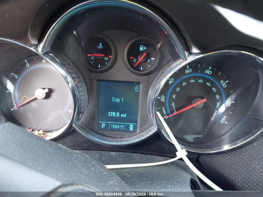 2011 Chevrolet Cruze 1Lt VIN: 1G1PF5S92B7210978 Lot: 39504546