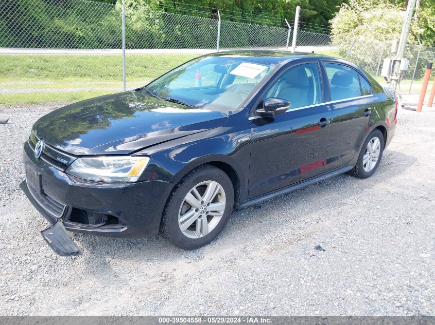 2014 Volkswagen Jetta Hybrid Sel VIN: 3VW637AJ4EM330906 Lot: 39504558