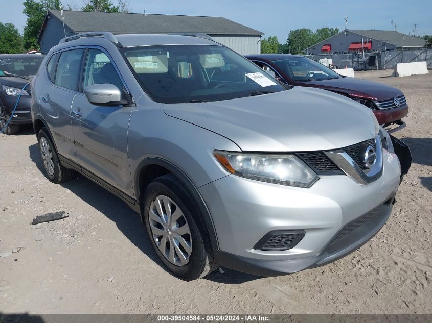 2015 Nissan Rogue S/Sl/Sv VIN: 5N1AT2MT5FC903758 Lot: 39504584