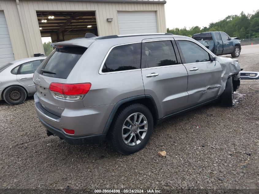 2015 Jeep Grand Cherokee Limited VIN: 1C4RJEBG5FC713592 Lot: 39504598