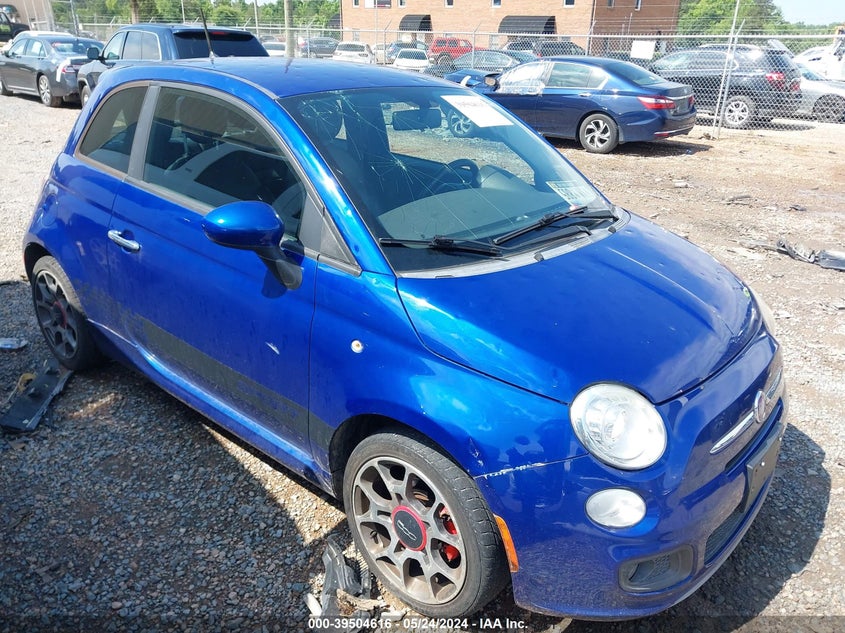 2012 Fiat 500 Sport VIN: 3C3CFFBRXCT336583 Lot: 39504616