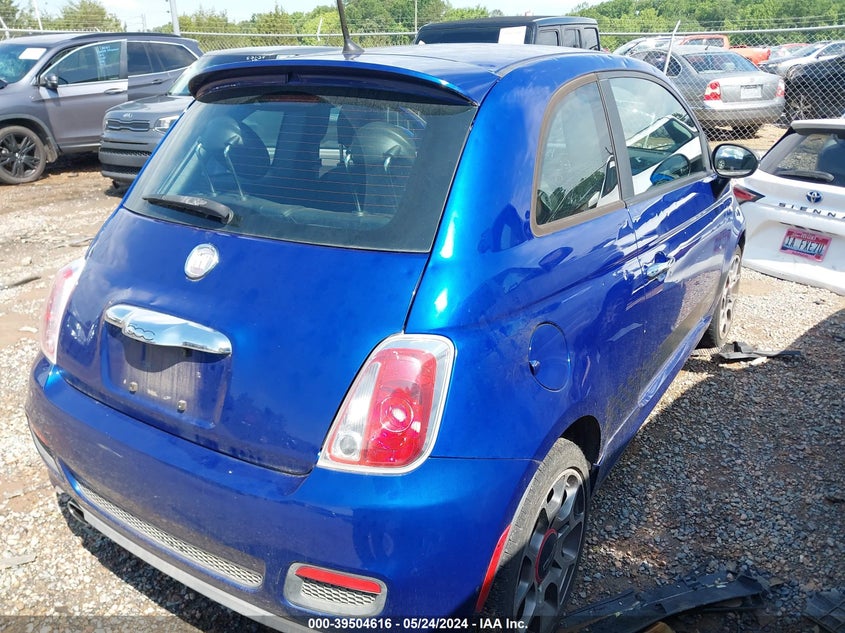 2012 Fiat 500 Sport VIN: 3C3CFFBRXCT336583 Lot: 39504616