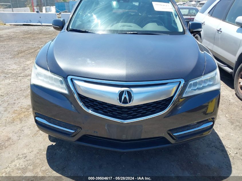 2014 Acura Mdx Technology Package VIN: 5FRYD4H44EB039624 Lot: 39504617