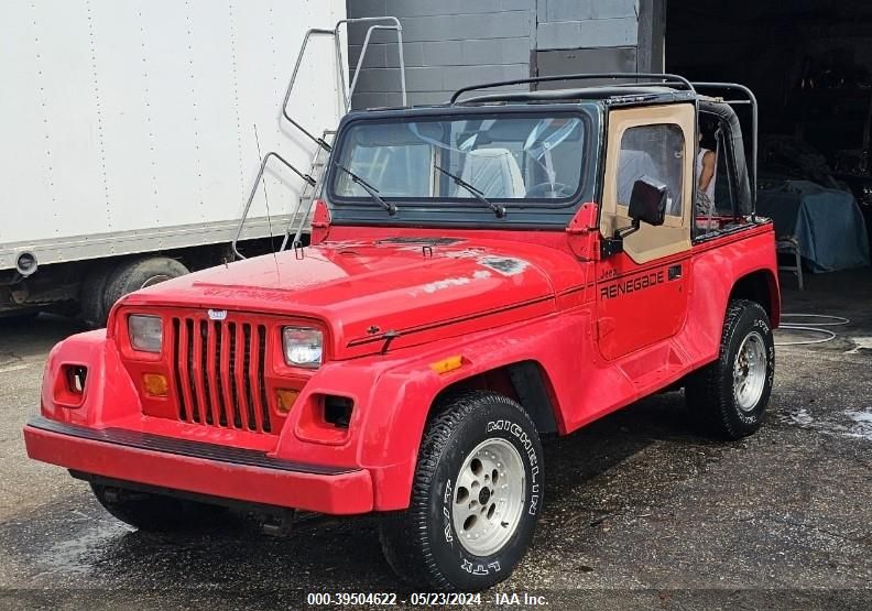 1992 Jeep Wrangler / Yj Renegade VIN: 2J4FY69S4NJ506222 Lot: 39504622