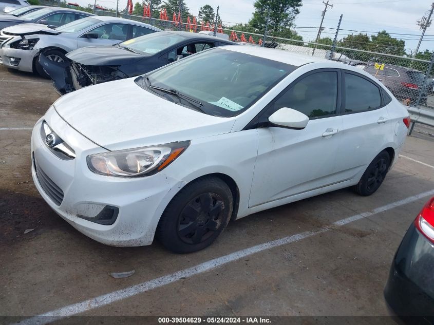 2014 Hyundai Accent Gls VIN: KMHCT4AE0EU691550 Lot: 39504629