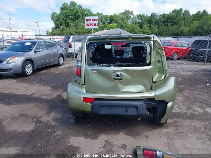 2010 Kia Soul + VIN: KNDJT2A29A7136966 Lot: 39504640