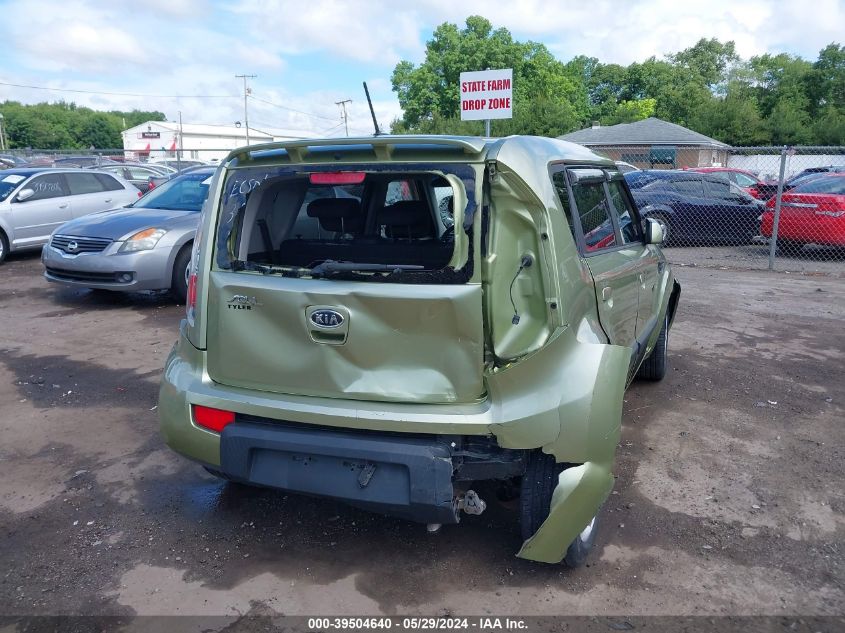 2010 Kia Soul + VIN: KNDJT2A29A7136966 Lot: 39504640