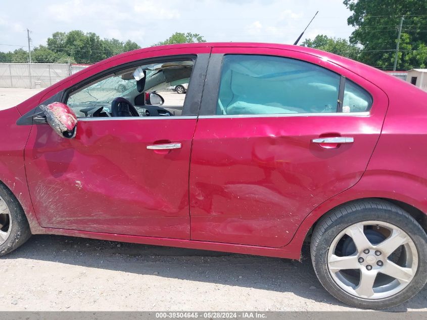 2012 Chevrolet Sonic 2Lz VIN: 1G1JE5SB8C4213415 Lot: 39504645