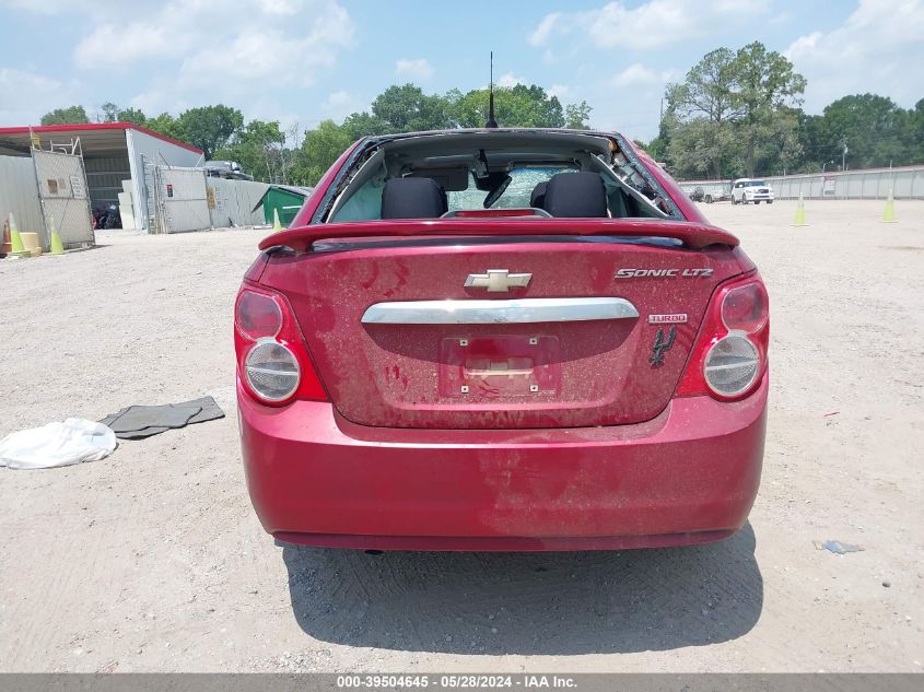 2012 Chevrolet Sonic 2Lz VIN: 1G1JE5SB8C4213415 Lot: 39504645
