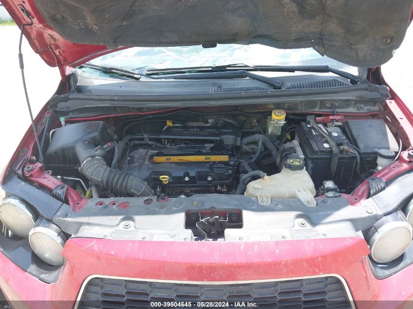 2012 Chevrolet Sonic 2Lz VIN: 1G1JE5SB8C4213415 Lot: 39504645