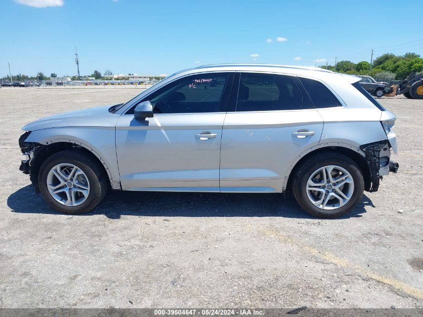 2019 Audi Q5 45 Premium VIN: WA1ANAFY9K2061566 Lot: 39504647