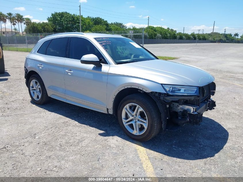 2019 Audi Q5 45 Premium VIN: WA1ANAFY9K2061566 Lot: 39504647