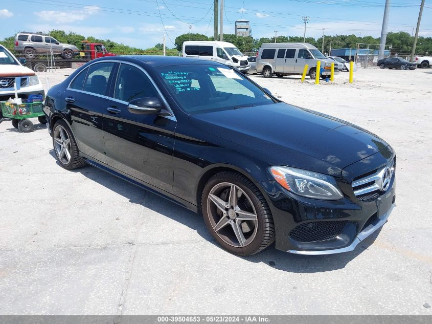 2015 Mercedes-Benz C 300 4Matic/Luxury 4Matic/Sport 4Matic VIN: 55SWF4KBXFU023857 Lot: 39504653