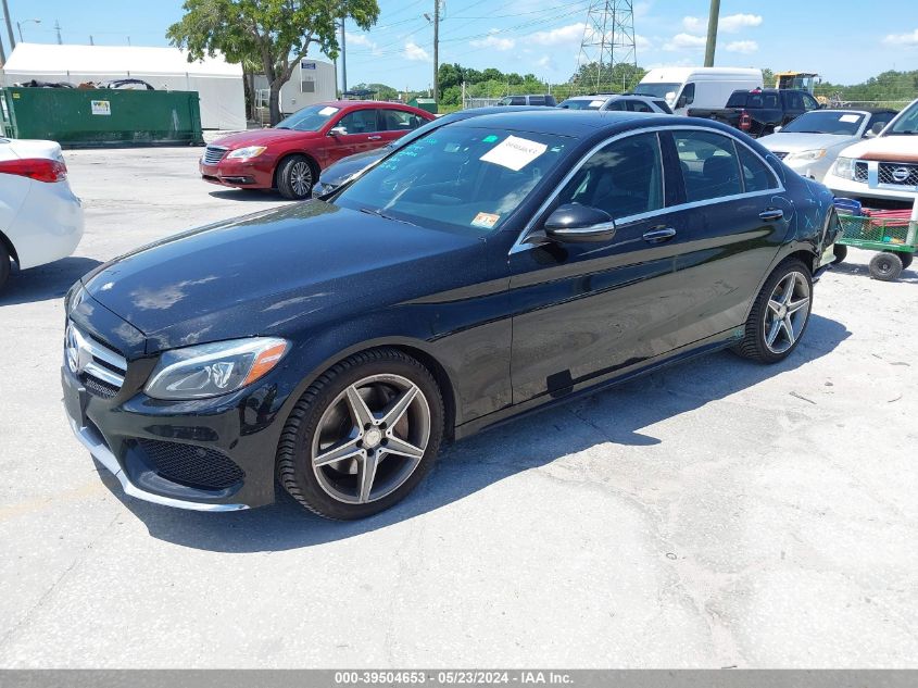 2015 Mercedes-Benz C 300 4Matic/Luxury 4Matic/Sport 4Matic VIN: 55SWF4KBXFU023857 Lot: 39504653