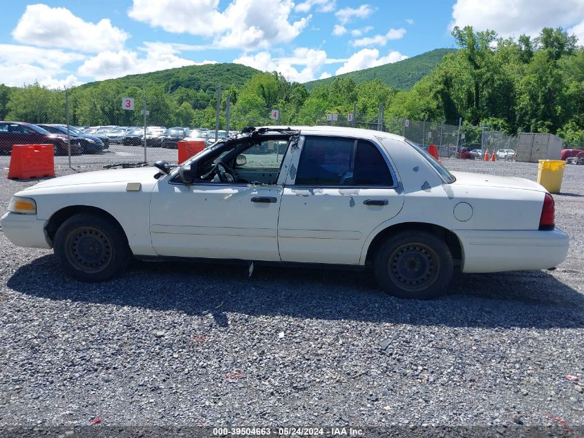 2001 Ford Crown Victoria Police Interceptor VIN: 2FAFP71W41X168959 Lot: 39504663