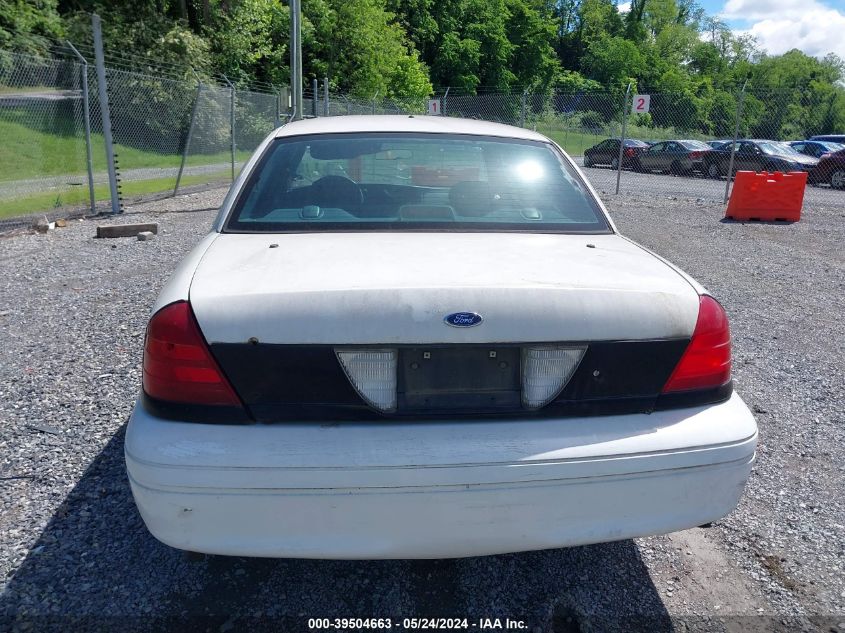 2001 Ford Crown Victoria Police Interceptor VIN: 2FAFP71W41X168959 Lot: 39504663