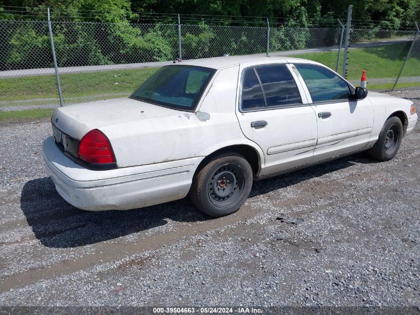 2001 Ford Crown Victoria Police Interceptor VIN: 2FAFP71W41X168959 Lot: 39504663