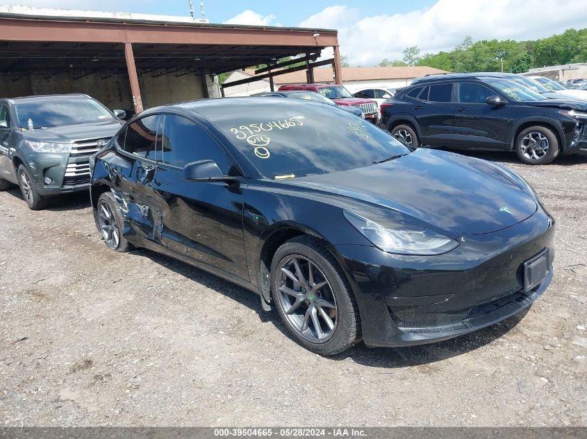 2022 Tesla Model 3 Rear-Wheel Drive VIN: 5YJ3E1EA1NF106617 Lot: 39504665