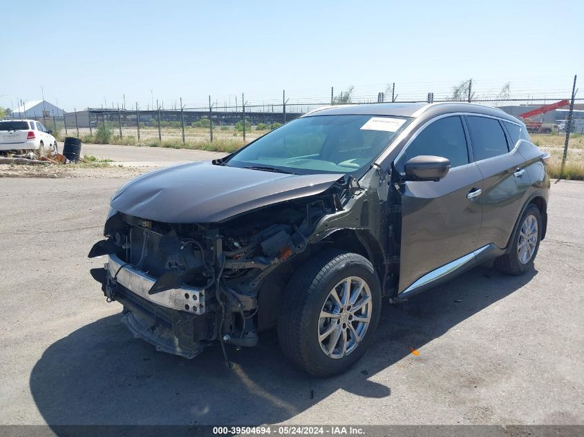 2016 Nissan Murano Sl VIN: 5N1AZ2MG9GN158116 Lot: 39504694