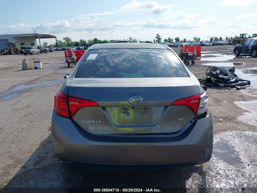 2017 Toyota Corolla Se VIN: 5YFBURHE0HP599369 Lot: 39504710