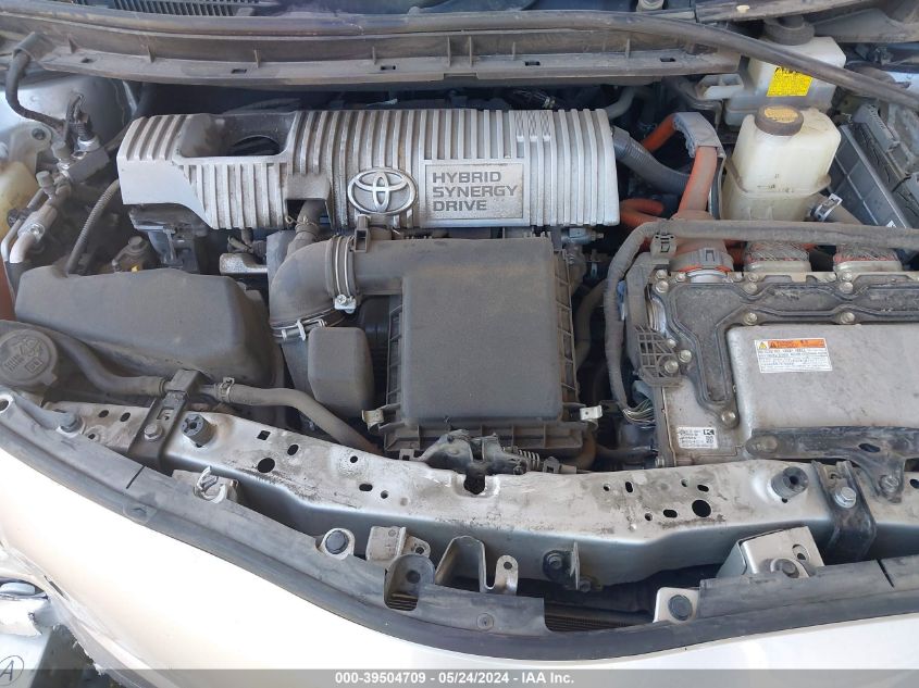 2012 Toyota Prius Two VIN: JTDKN3DU2C5518062 Lot: 39504709