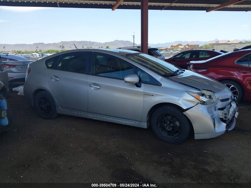 2012 Toyota Prius Two VIN: JTDKN3DU2C5518062 Lot: 39504709