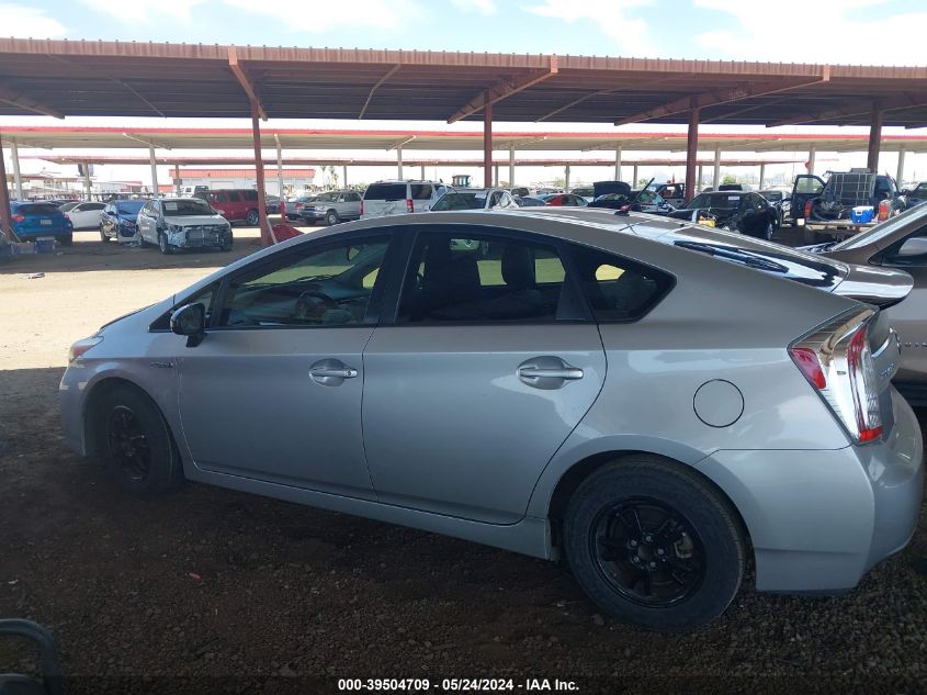 2012 Toyota Prius Two VIN: JTDKN3DU2C5518062 Lot: 39504709