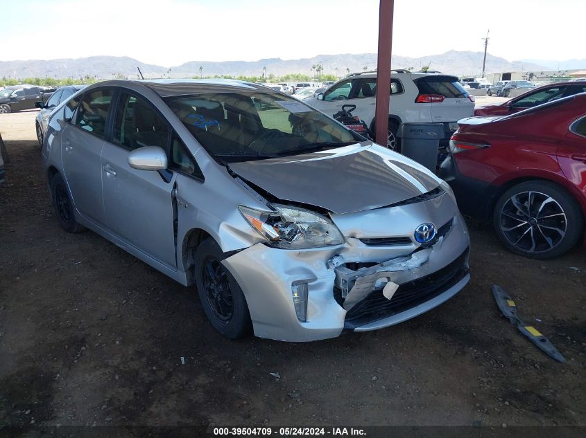 2012 Toyota Prius Two VIN: JTDKN3DU2C5518062 Lot: 39504709