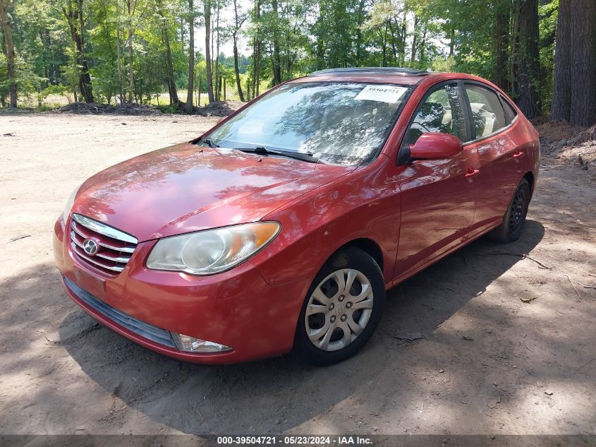 2010 Hyundai Elantra Gls VIN: KMHDU4AD2AU923858 Lot: 39504721