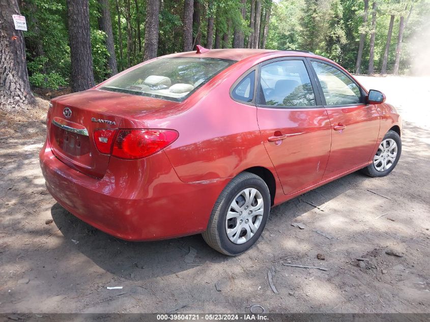 2010 Hyundai Elantra Gls VIN: KMHDU4AD2AU923858 Lot: 39504721