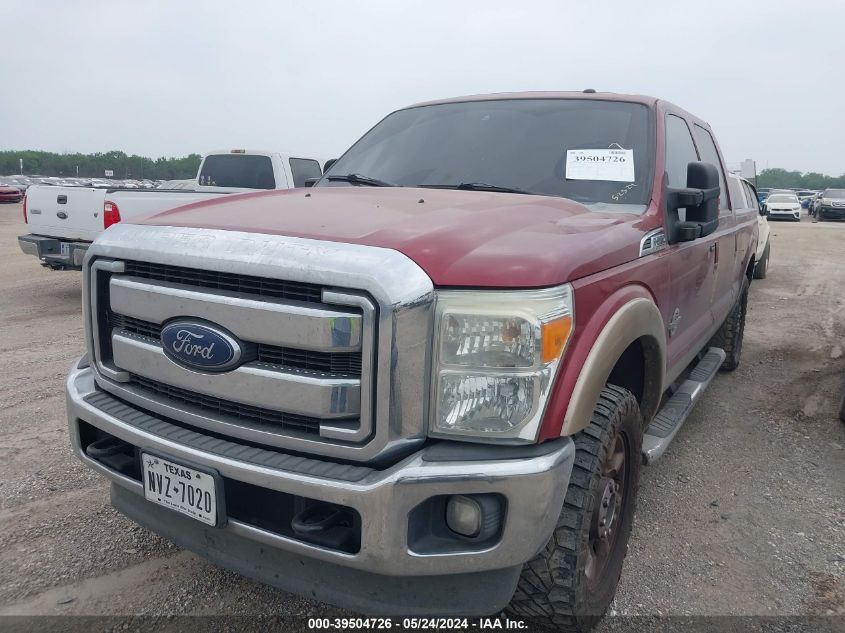 2014 Ford F-250 Lariat VIN: 1FT7W2BT3EEB24337 Lot: 39504726