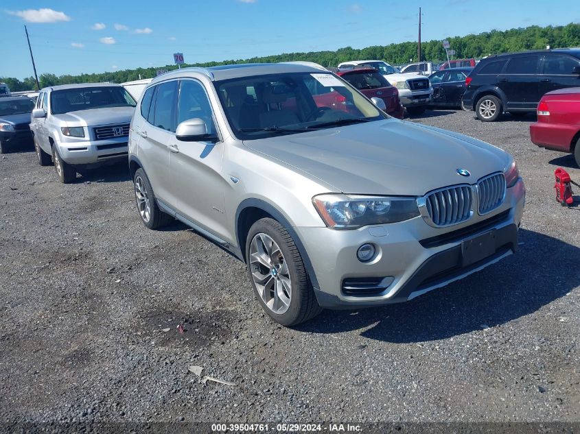 2015 BMW X3 xDrive28I VIN: 5UXWX9C50F0D45735 Lot: 39504761