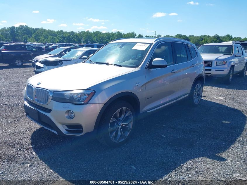 2015 BMW X3 xDrive28I VIN: 5UXWX9C50F0D45735 Lot: 39504761